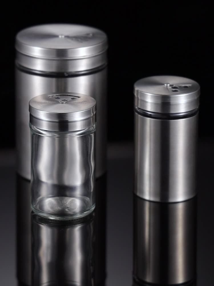 304 Stainless Steel Household Seasoning Pot Barbecue Tool Pepper…