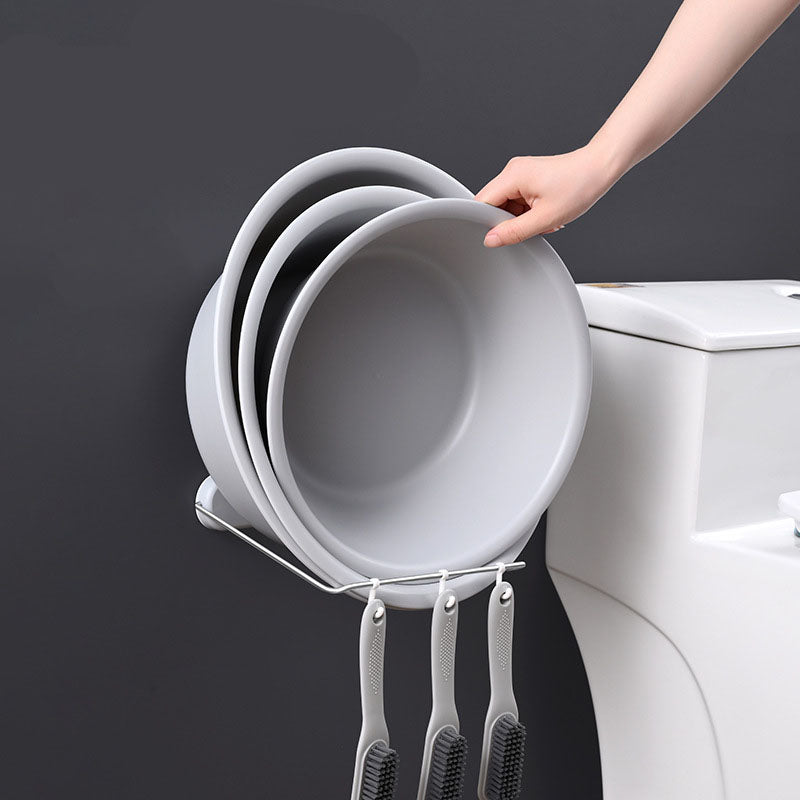 Bathroom Washbasin Rack Seamless Free Punching Storage Rack…