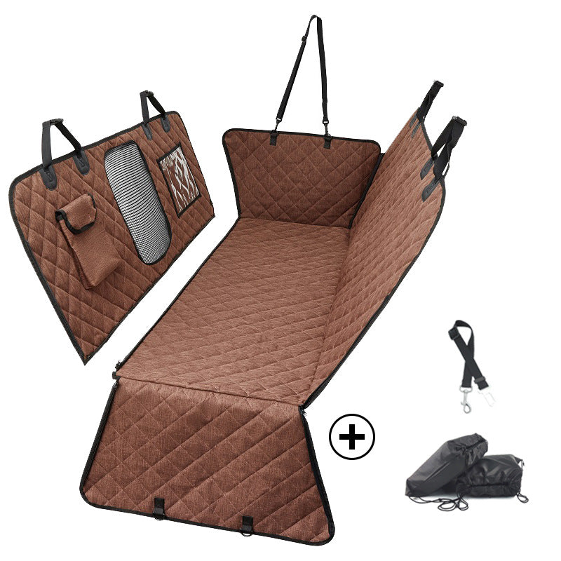 Divisible Waterproof Car Seat Pad Rear Seats Suitable Pets Humans