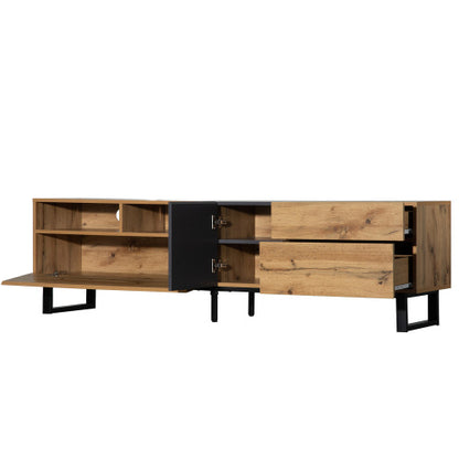 Modern Wood Grain TV Cabinet – 180 cm