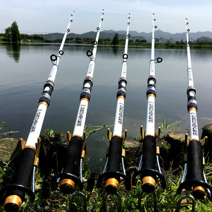 2.1M -3.6M Carp Fishing Rod Feeder Hard FRP Carbon Fiber Telescopic Fishing Rod Fishing Pole