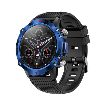 KR10 smartwatch  round screen 8763E one click Bluetooth call heart rate sports watch