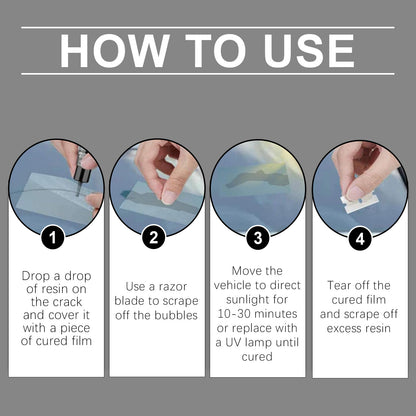 Homonth Windshield Crack Repair Clear Vision Automotive Front…