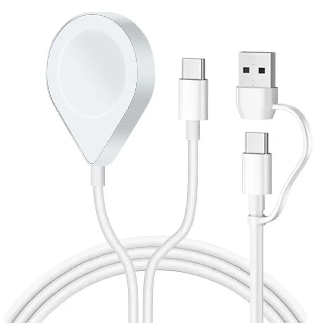 3 in 2 USB C Cable for Apple Watch Charger iPhone Charger Fast Charging Cable Compatible with iWatch Ultra/SE/9/8/7/6/5/4/3/2/1