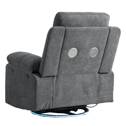 270° Electric Lounge Chair | Bluetooth Speaker & LED Recliner