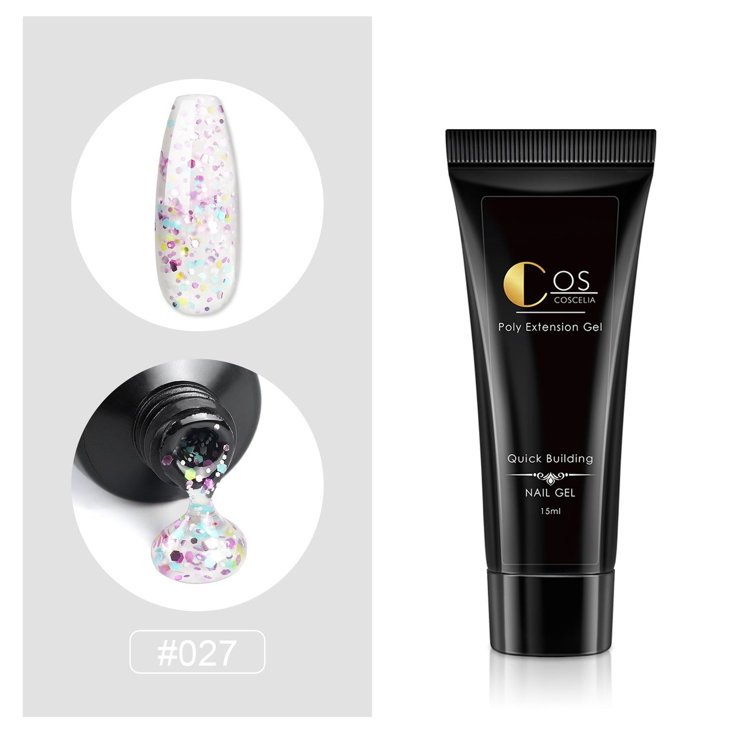 Painless Crystal Extension Glue UV Solid Paper-Free Fast Extension Crystal Glue Flash Nail Phototherapy Crystal Glue