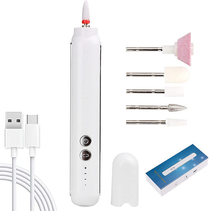 USB Rechargeable Manicure Instrument Portable Electric Nail Polisher Polisher Polish And Remove Dead Skin Manicure Tools