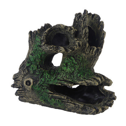 Water grass landscaping resin skull reptile toy shelter aquarium fish tank ornaments