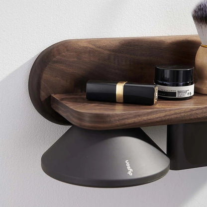 Wall Mount Hair Dryer Holder for Dyson Supersonic Hair Dryer Walnut Beech Wood Hair Dryer Bracket