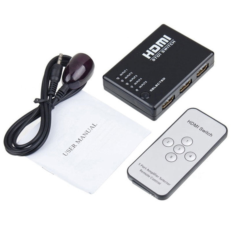 1set Mini 5 Port 1080p Video HDMI Switch Switcher HDMI