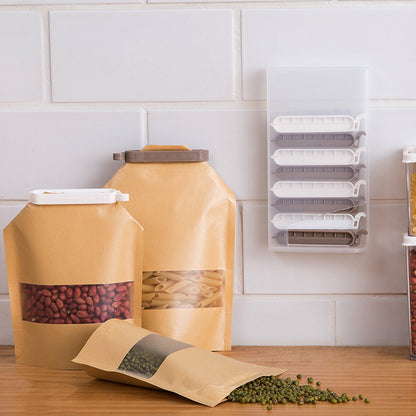 Wall-Mounted Food Sealing Clip Ten Packs Of Sealing Clips Household Food Clip Snack Bag Food Preservation Clip