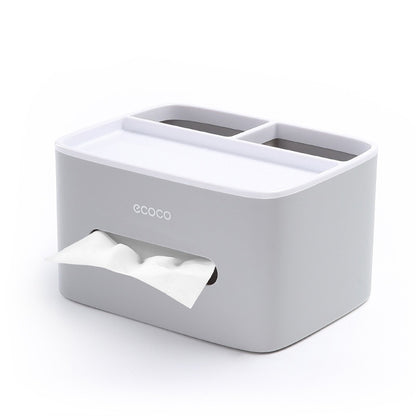 Desktop Tissue Box Multifunctional Home Storage Box Paper Drawer Box