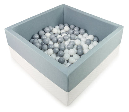 Ball-Pit Square Eco Dark Mint 90x90X40cm (+200 žog)