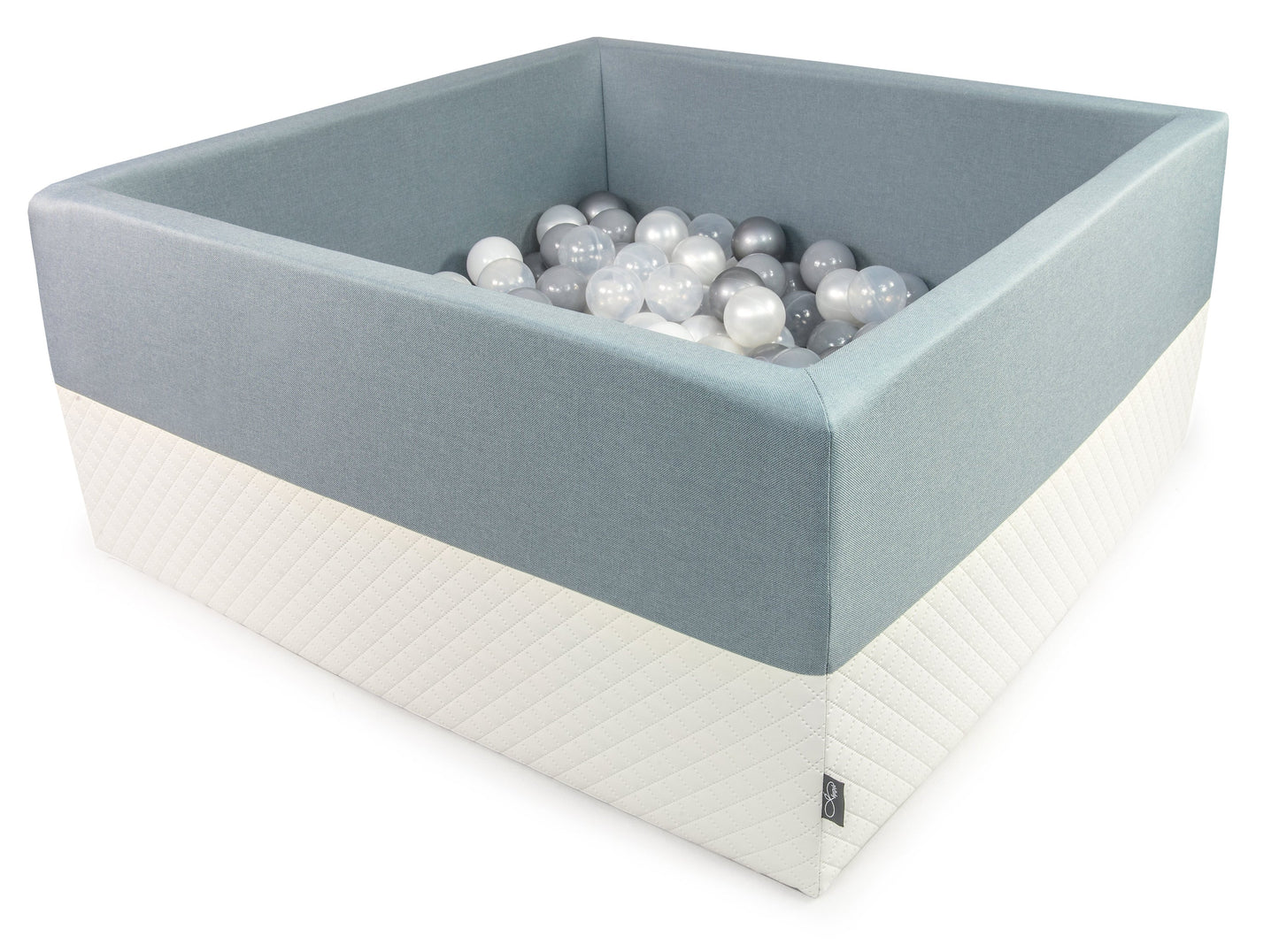 Ball-Pit Square Eco Dark Mint 90x90X40cm (+200 žog)