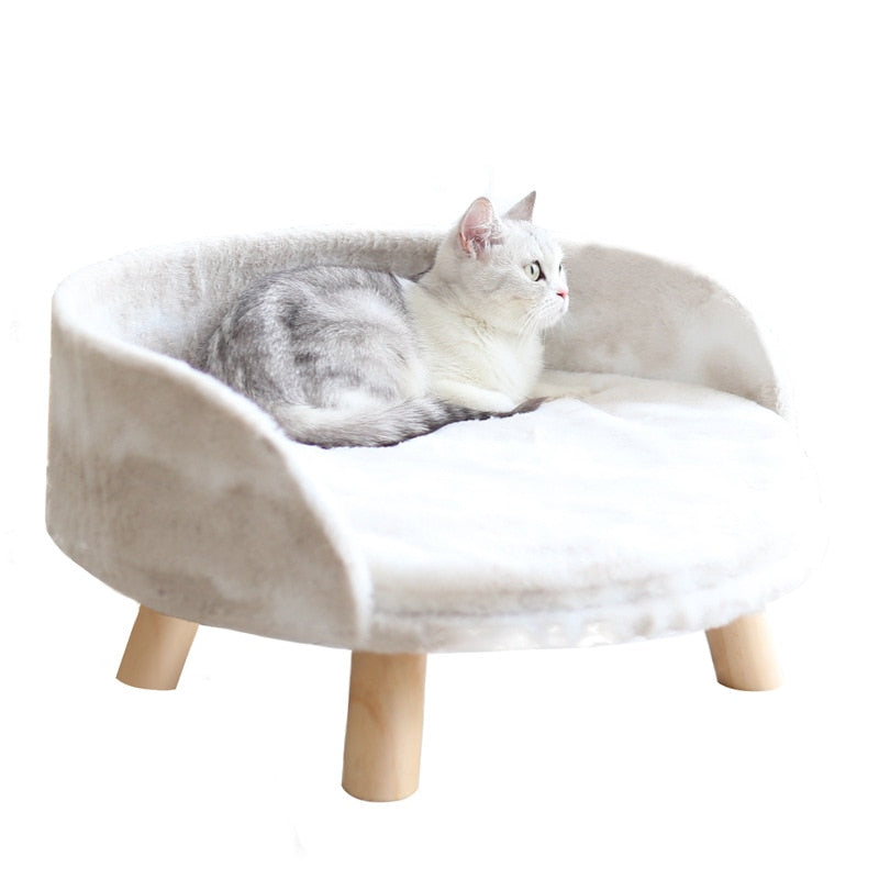 Bench Cat Bed Removable And Washable Cat Net Hammock Pet Bed