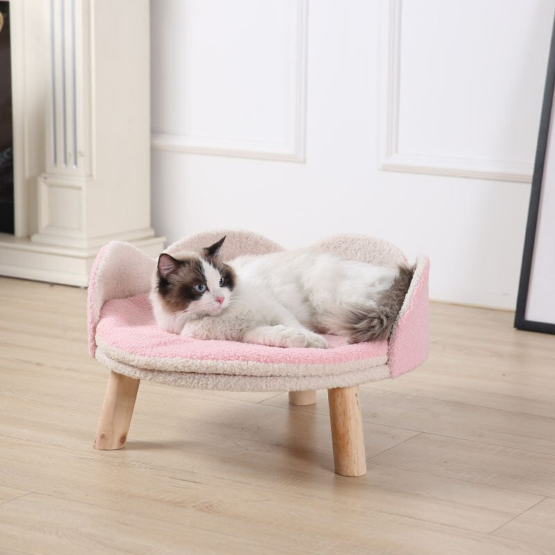 Bench Cat Bed Removable And Washable Cat Net Hammock Pet Bed