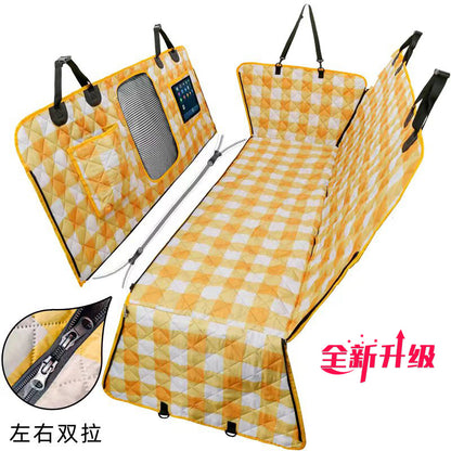 Divisible Waterproof Car Seat Pad Rear Seats Suitable Pets Humans