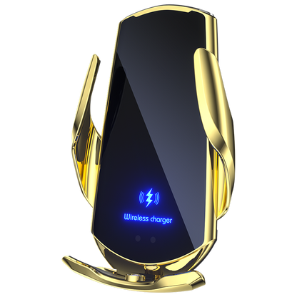 Q3 car wireless charging mobile phone holder 15W induction opening and closing car navigation stand supplies