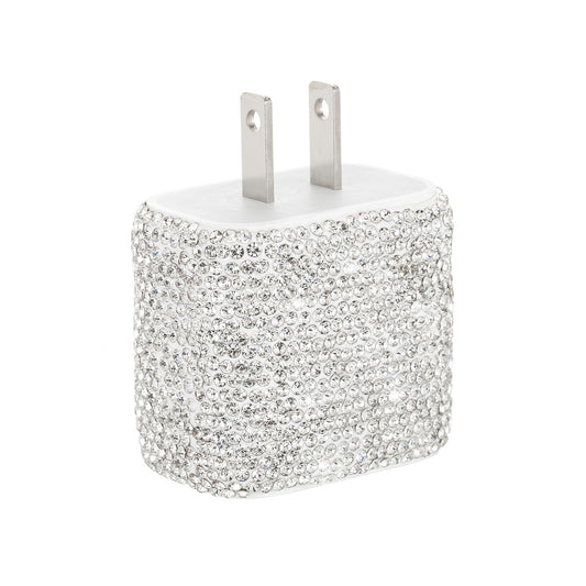 Diamond studded phone charger US standard PD20W phone charger suitable for Apple phone fast charging head