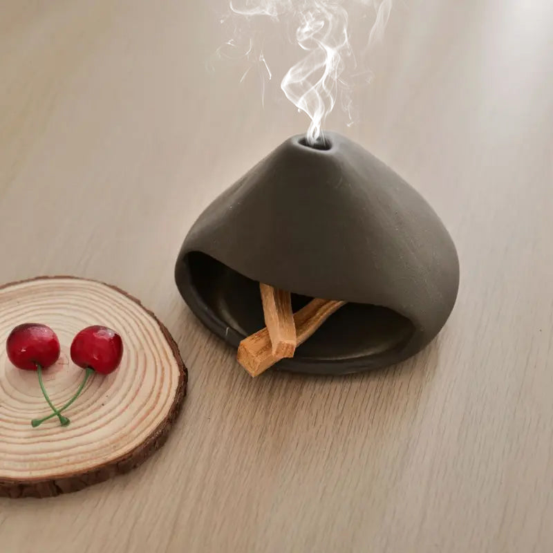 Handcrafted Ceramic Palo Santo and Sage Holder - A Practical Incense Burner and Scent Stand for Home Decor