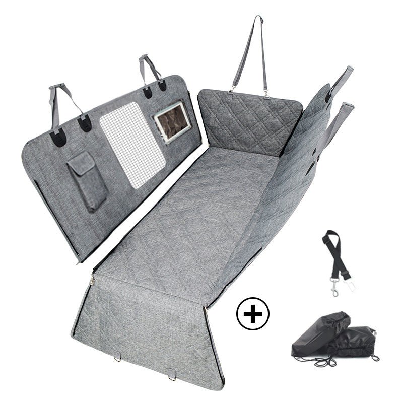 Divisible Waterproof Car Seat Pad Rear Seats Suitable Pets Humans