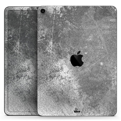 Distressed Silver Texture v2 – nalepka za polno kožo za Apple iPad 