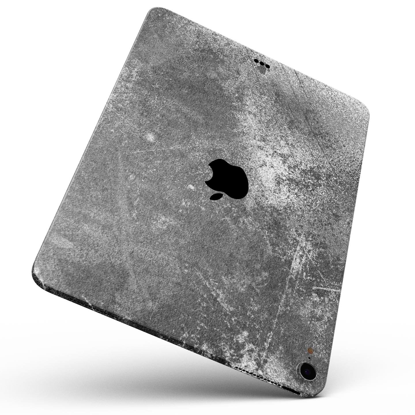 Distressed Silver Texture v2 – nalepka za polno kožo za Apple iPad 