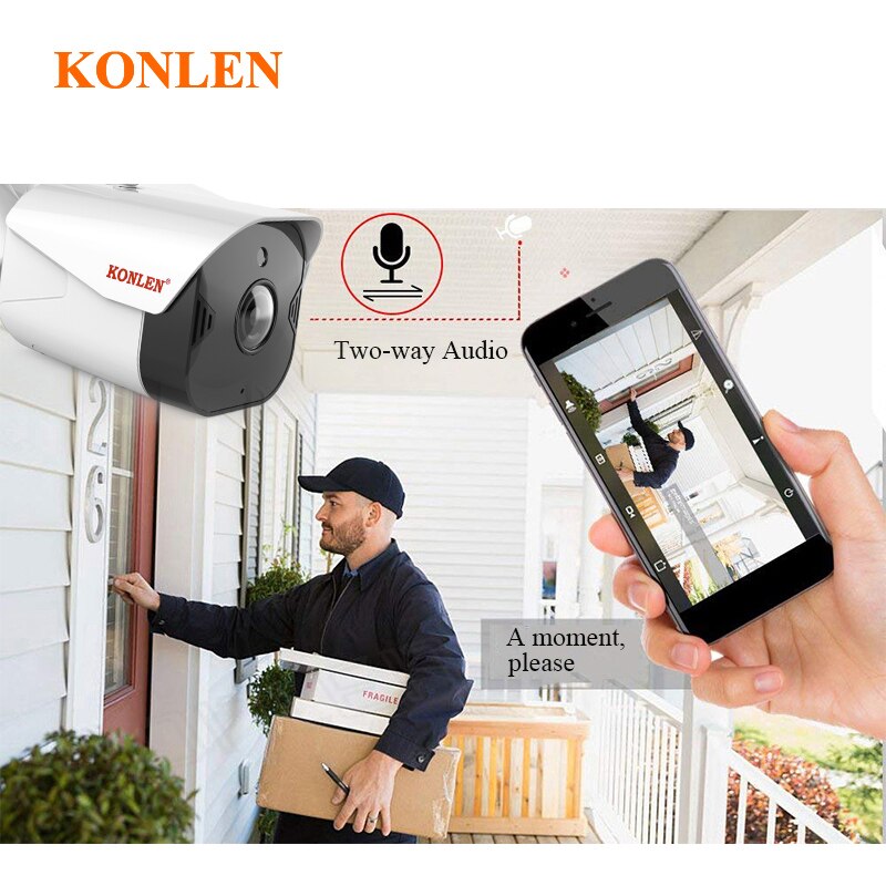 Konlen Wifi Tuya Smart Life 1080p 2mp Camera Security Outdoor