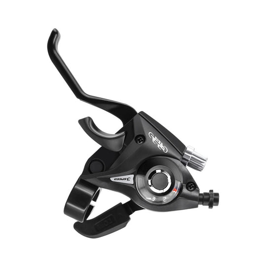 Mountain Bike Gear Shifter 21/24-Speed Brake Handle Bicycle Shift 7/8-Speed Aluminum Alloy One-Piece Handle