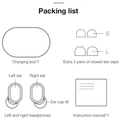 A6S Bluetooth Headsets For Redmi Airdots Wireless Earbuds 5.0 TWS Earphone Noise Cancelling Mic for Xiaomi iPhone Huawei Samsung