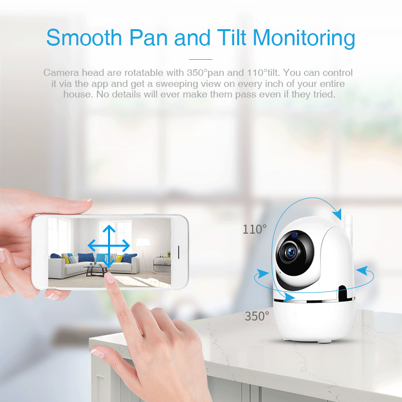 1080p Cloud Camera Home Security Surveillance Camera Auto Tracking…