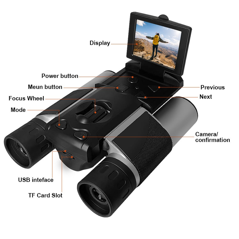 Night Vision Bird Watching Telescope – Starlight Video Camera Scope