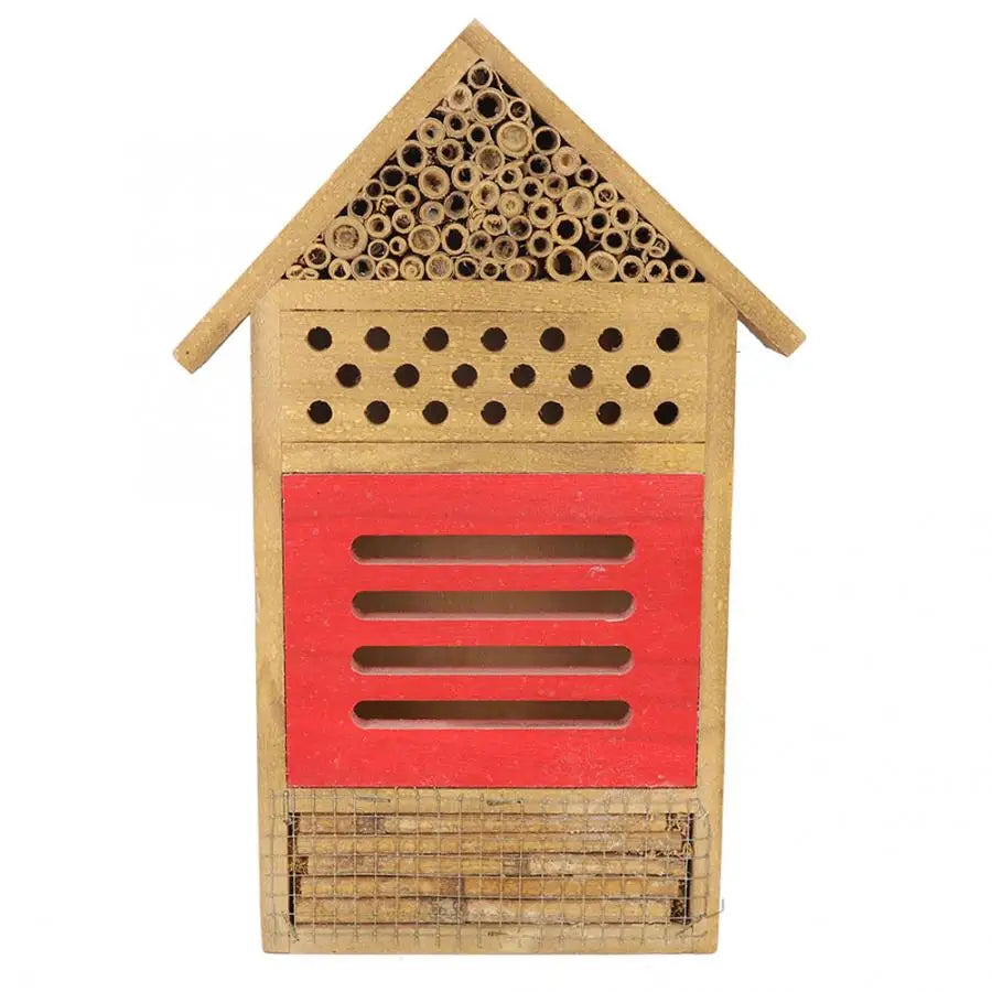 High Quality Wooden Insect Bee House Wood Bug Room Hotel Shelter Garden Decoration Nests Box Insects Box