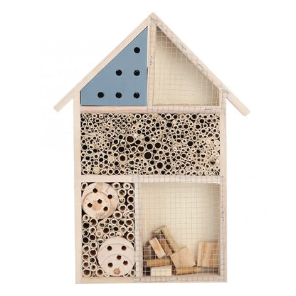 High Quality Wooden Insect Bee House Wood Bug Room Hotel Shelter Garden Decoration Nests Box Insects Box