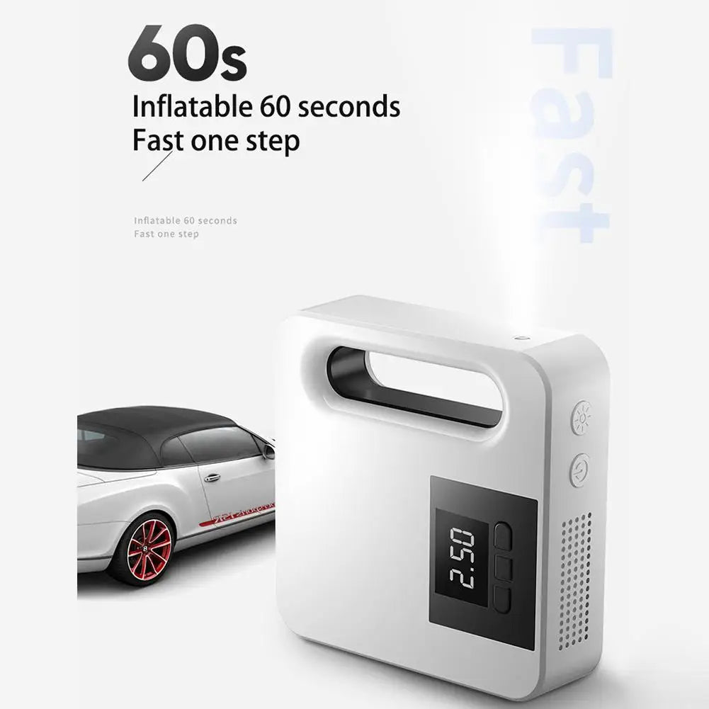 12v Mini Car Air Compressor Tire Inflatable Air Pump Portable
