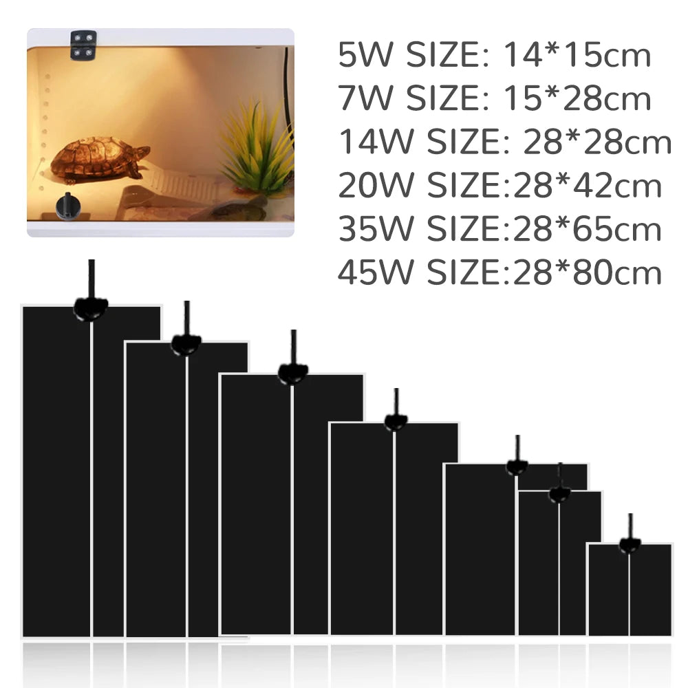 5W/7W/14W/20W Pet Grelna Podloga Plazilec Električna Odeja Toplo Nastavljiva
