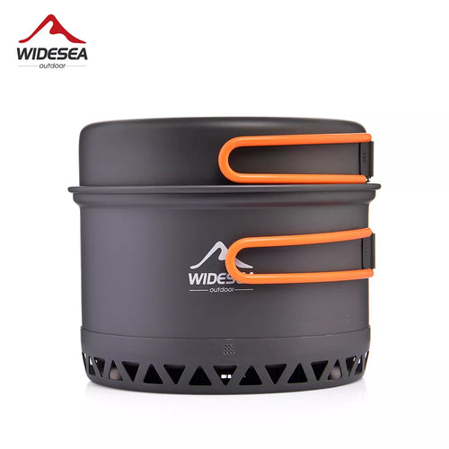 Widesea Camping Cookware Set - Lightweight 1.3L & 2.3L Outdoor Heat-Resistant Cooking Gear