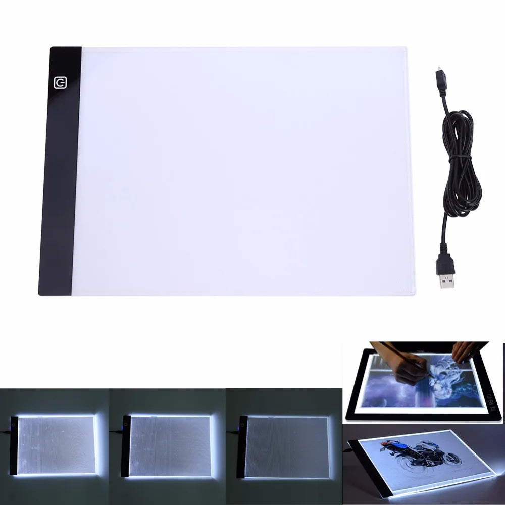 LED Graphic Tablet Writing Painting Light Box Tracing Board Copy