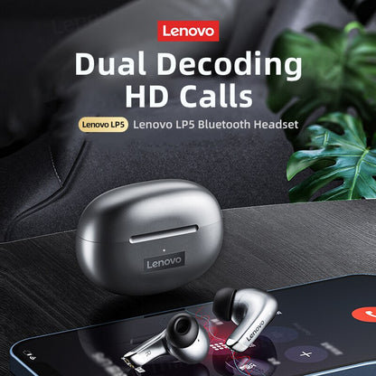 100 % originalne Bluetooth slušalke Lenovo Lp5 9d Stereo Sports