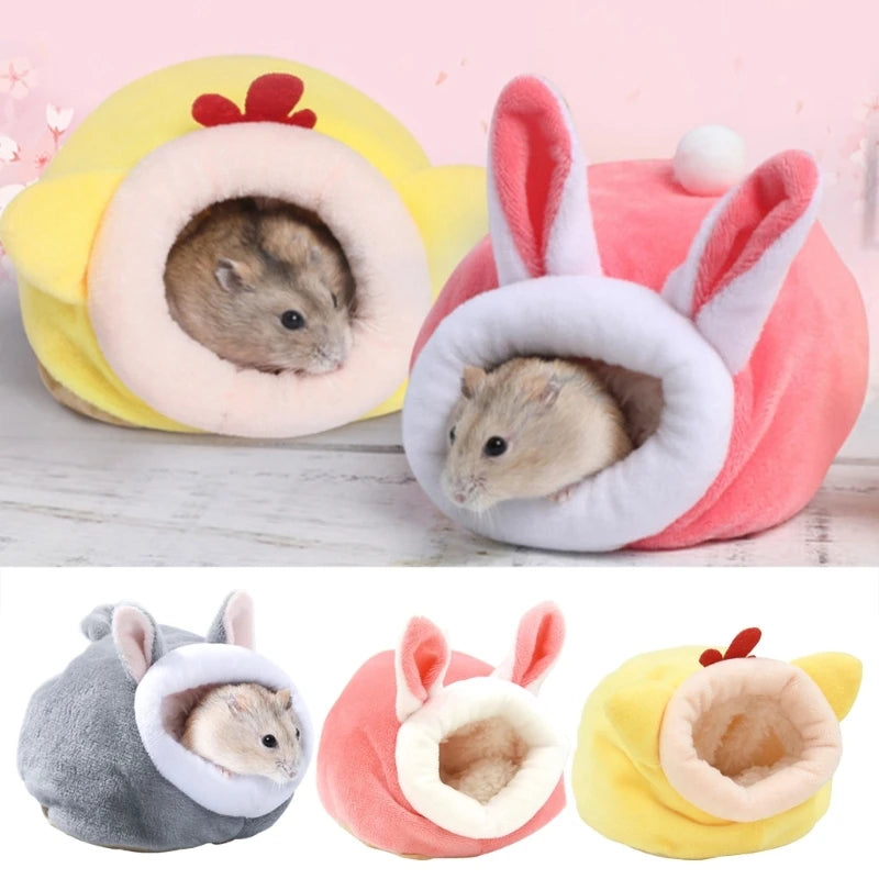 Windproof Hamster Nest Hamster House Glider Guinea Pigs Bunny Winter