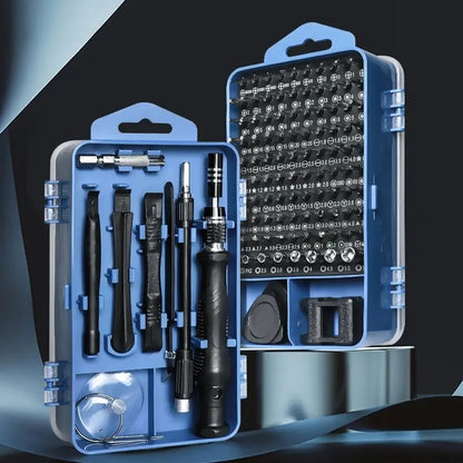 Precision Screwdriver Set 117 in 1 Magnetic Repair Tool Kit with 98