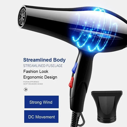 Hair Dryer 2200W Professional Powerful Hair Dryer Fast Heating