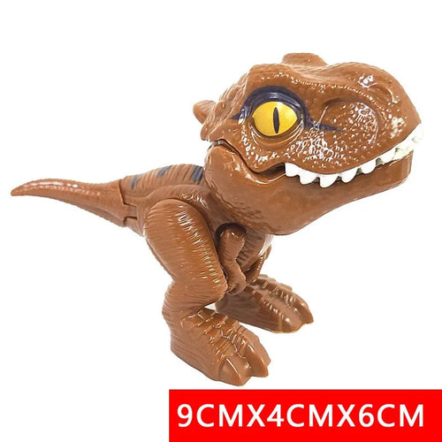 Jurassic Finger Dinozaver Triceratops Tyrannosaurus Model igrače za otroke 