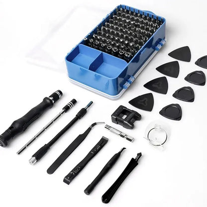 Precision Screwdriver Set 117 in 1 Magnetic Repair Tool Kit with 98