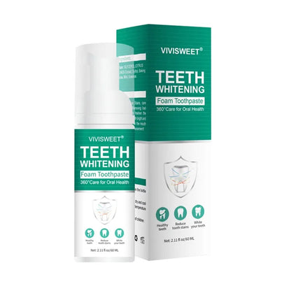 1pcs V34 Tooth Cleaning Mousse Toothpaste Whitening Teeth Refreshes