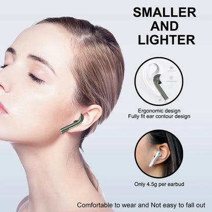 J18 Wireless Bluetooth Headphones TWS In Ear Stereo Sports Earphone