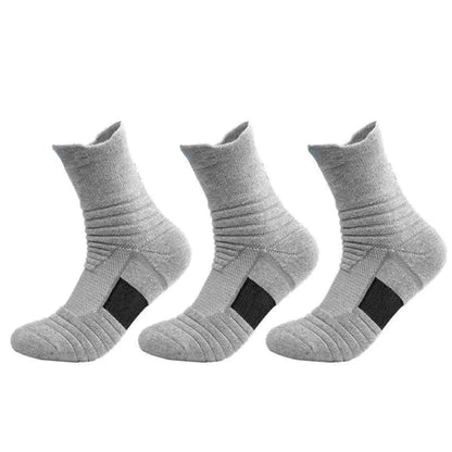 3pairs/Lot Men's Socks Compression Stockings Breathable Basketball