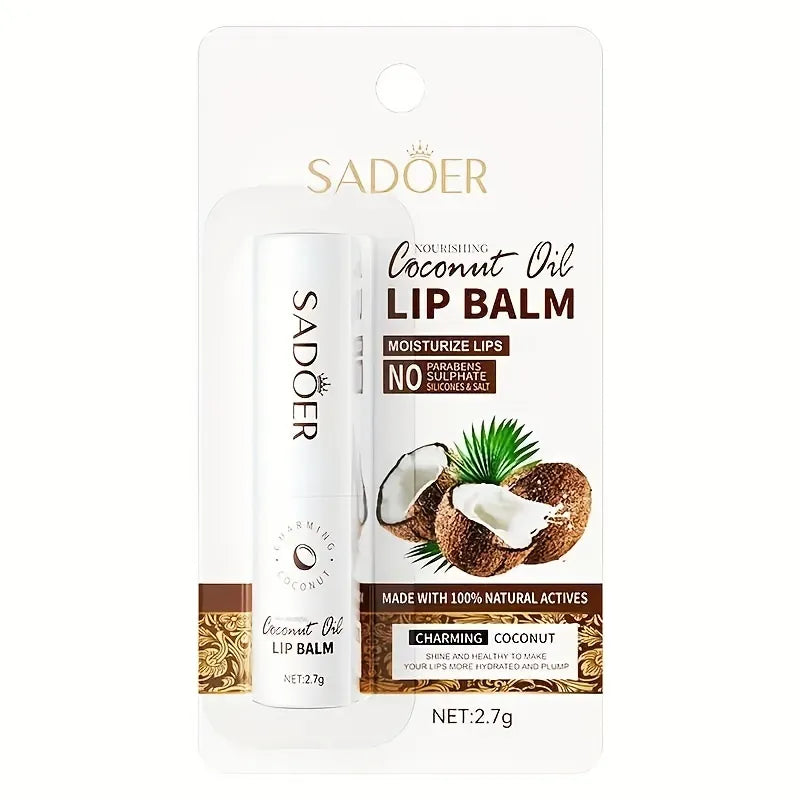 Coconut Lip Balm - Lasting Nourishment and Moisture for Men and Women