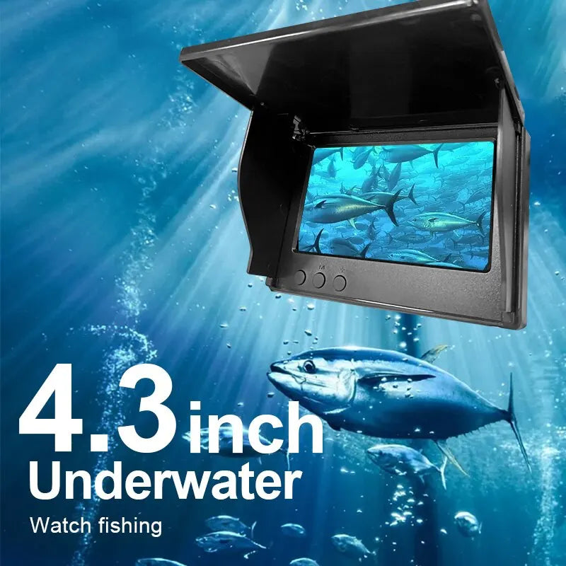 Prenosni vodni globinomer rib 1080P 4,3-palčni LCD Fish