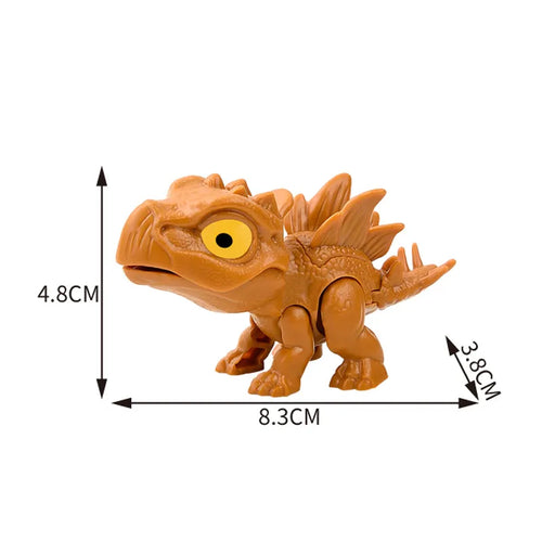 Jurassic Finger Dinozaver Triceratops Tyrannosaurus Model igrače za otroke 